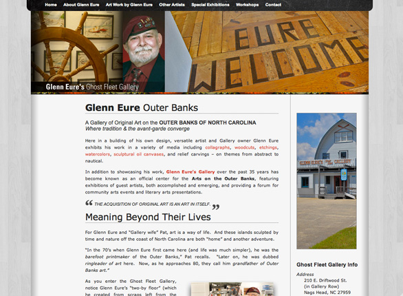 Glenn Eure Website
